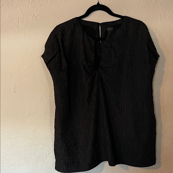 DONNA KARAN OVERSIZED BLOUSE Textured Women's Top - Picture 4 of 8